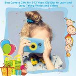 Wholesale Best Gift Kids Children HD 1080P Digital Camera with Video Recorder Camcorder and Games Toys for Children Kid Party Outdoor and Indoor Play (Blue Bear)